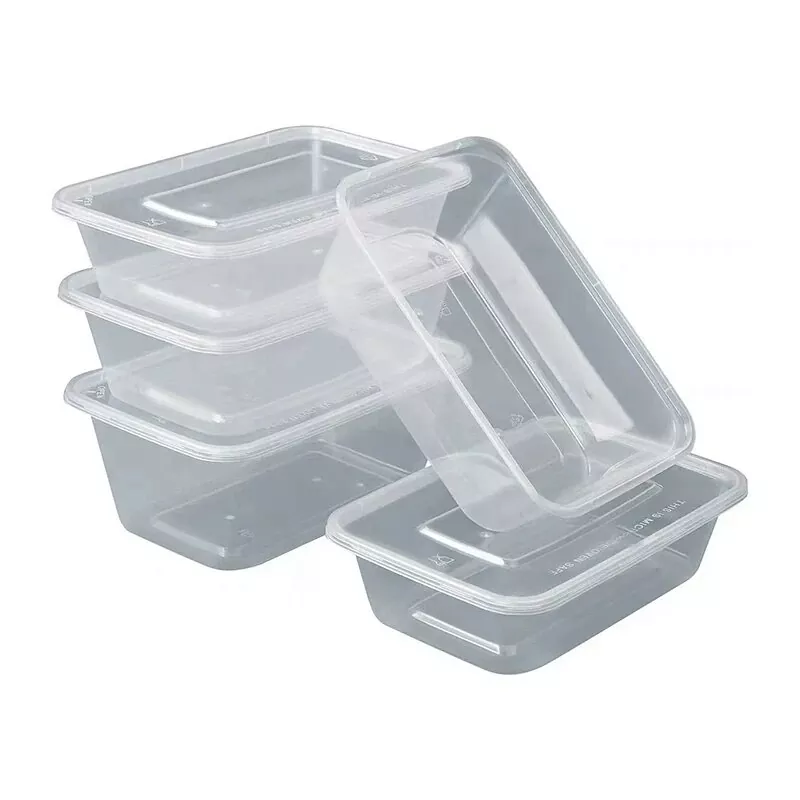 Mikrobølgesikker plastmatboks